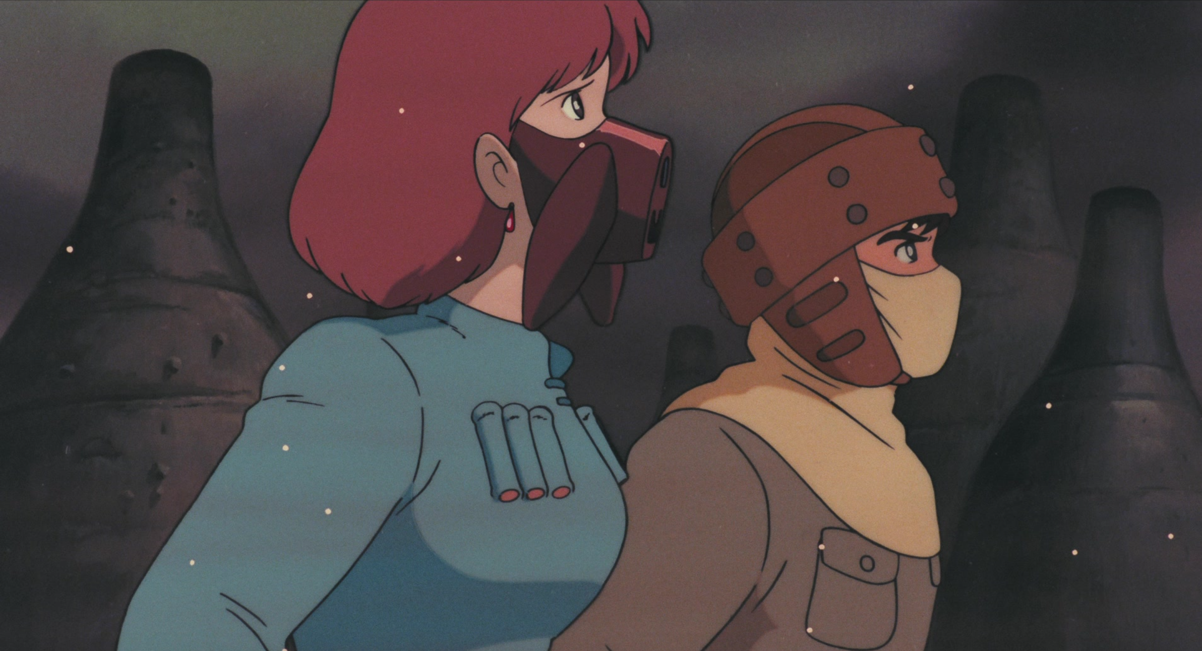 The movie shifts its focus back to Nausicaä and Asbel, who are approaching Asbel...